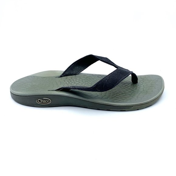 Chaco Ecotread Reversiflip Flip Flop Black Gray - Picture 9 of 9